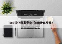 seo优化哪家专业（seo什么专业）